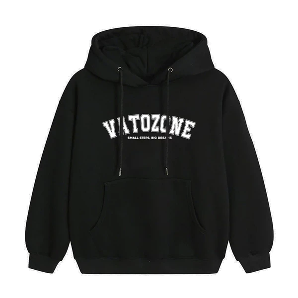 Áo Hoodie nỉ bông dày dặn Super Basic VatoZone - Hoodie mũ 2 lớp unisex form rộng cho cả nam và nữ