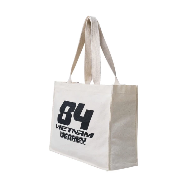 Túi Degrey Canvas Big Size Basic Bag đơn giản thiết kế thời trang nam nữ mau kem - CANK