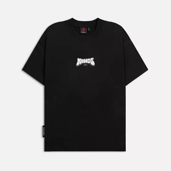 Áo thun NEEDS OF WISDOM Puff Bubble Tee - Black - Local Brand Chính Hãng