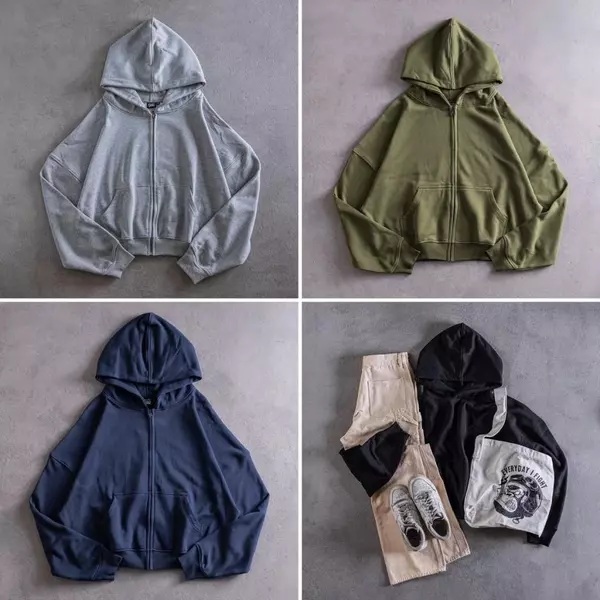 ÁO HOODIE ZIP FORM BOXY MENSWEAR GORIVIETNAM