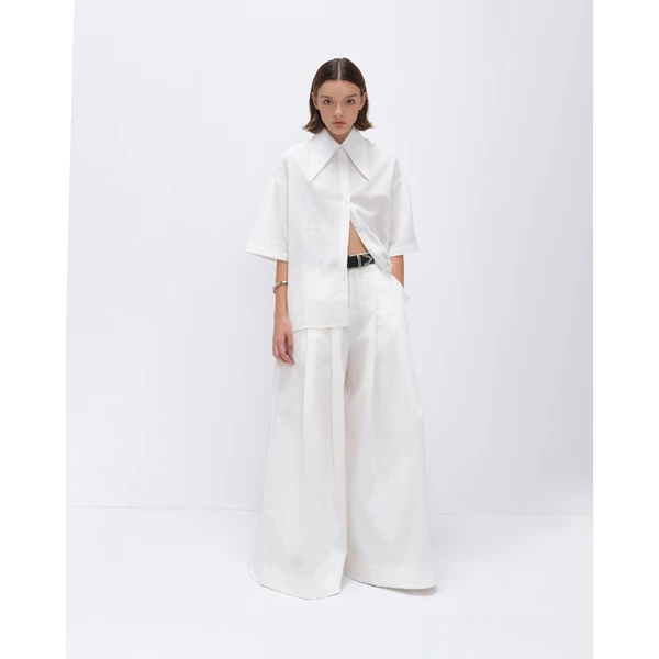 HIGHCHIC -  COBLE PANTS -  QUẦN KAKI ỐNG RỘNG XẾP LY - KIỂU DÁNG SANG TRỌNG