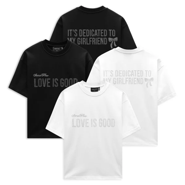 Áo Thun Nam Love Is Good 360GSM, Chất Vải Cotton Thoải Mái, AT0203, SOME HOW STORE