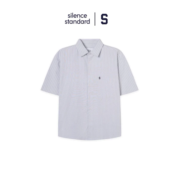 Áo sơ mi Boxy SilenceStandard Comfort Cotton/ logo S [SO39]