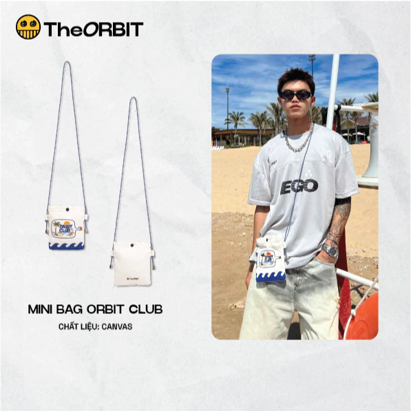 Túi Đeo Chéo Mini Bag Orbit Club – Canvas Vải Dày, Nhỏ Gọn, Năng Động