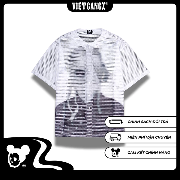 【Chính Hãng】Áo Jersey Lưới Masked Soul Vietgangz - Chất Liệu Lưới Poly Cao Cấp - Streetwear Unisex