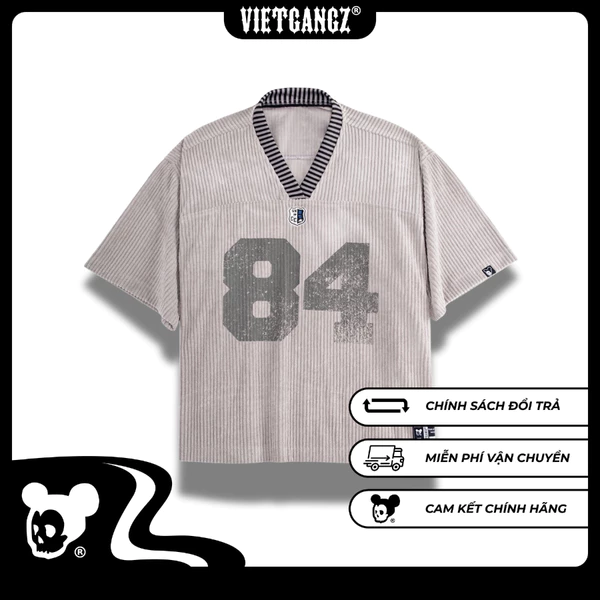 【Chính Hãng】Áo Jersey Vintage Rush 84 Vietgangz - Chất Liệu Nhung Gân Dày Dặn - Form Boxy Rộng Streetwear
