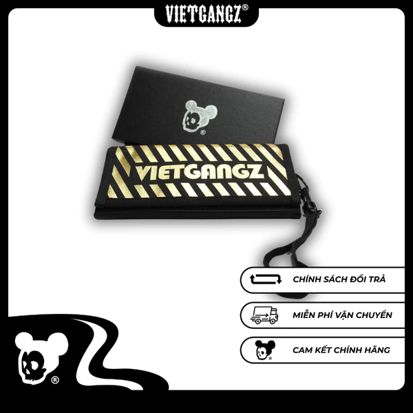 [Chính Hãng] Ví Gold Xeno Long Wallet Vietgangz - Thiết Kế Sang Trọng, Chất Liệu Cao Cấp