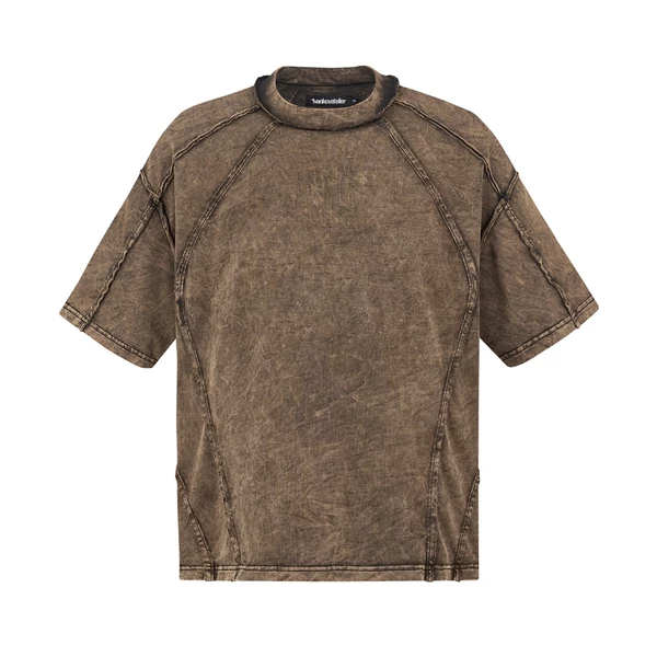 Áo thun washed rã rập  - Ivankov Scar Brown Washed T-shirt