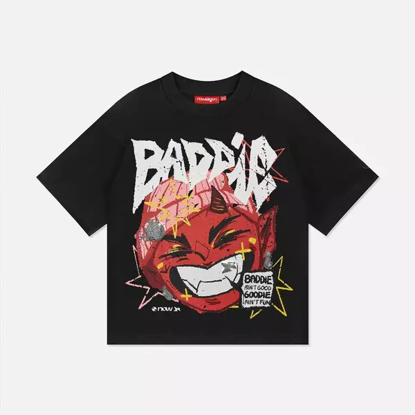Áo thun NEEDS OF WISDOM Beam Baddie Tee - Black - Local Brand Chính Hãng