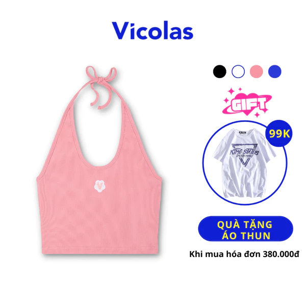 Áo croptop kiểu cột dây Vicolas gợi cảm - VICO15