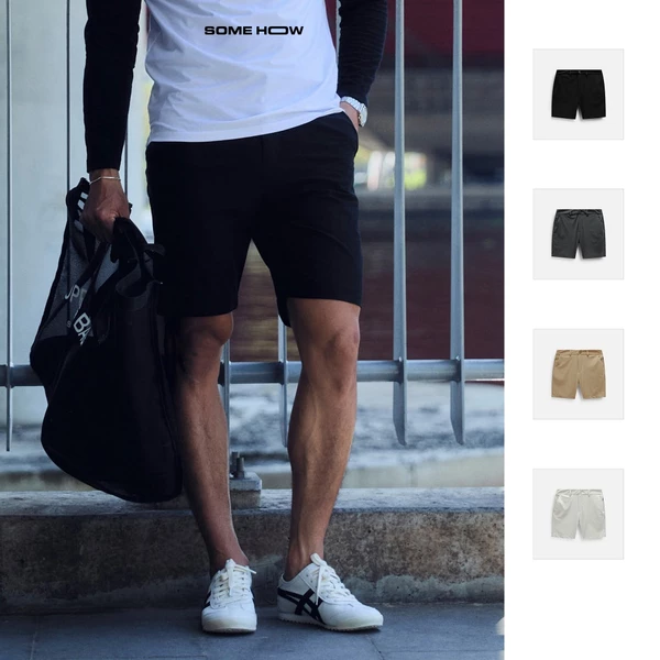 Quần Short Nam Basic Golf Life, Chất Vải Dù Gió Thoải Mái, QS0083, SOME HOW STORE