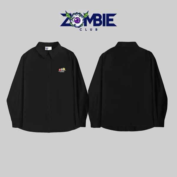 [NEW] Áo Sơ Mi tay dài in BI-A ZOMBIE.CLUB Form Oversize Oxford Brand Unisex 2025