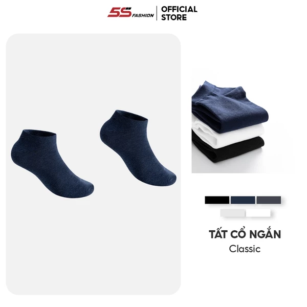 Tất Nam 5S FASHION Dày Dặn, Mềm Mịn, Thấm Hút, Trơn Basic Y0TAT24