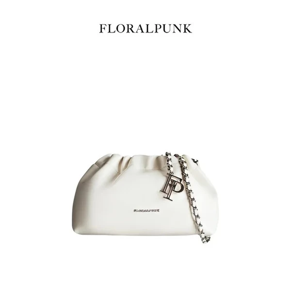 Túi Xách Floralpunk Willow Pouch Đeo Chéo - Da PU cao cấp - Màu Trắng