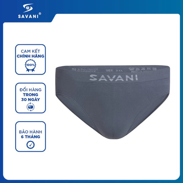 Quần Lót Nam Tam Giác SAVANI Cao Cấp, Quần Sịp Tam Giác Nam Chất Cotton Thoáng Mát MBFU009K5