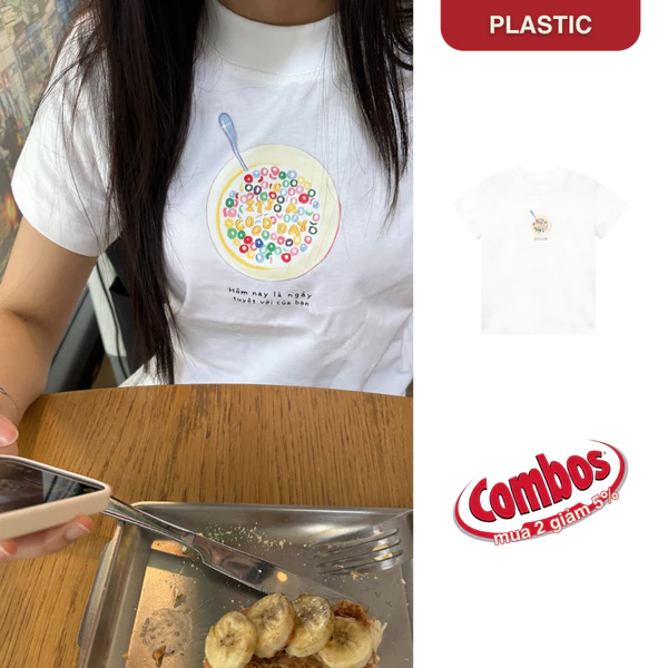 Áo thun babytee "Hôm nay" vải cotton 250gsm cao cấp, ôm dáng chuẩn form fit dày dặn