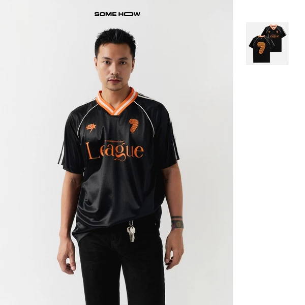  Áo Thun Nam Over League The 7, Chất Vải Poly Thoải Mái, AT0274, SOME HOW STORE