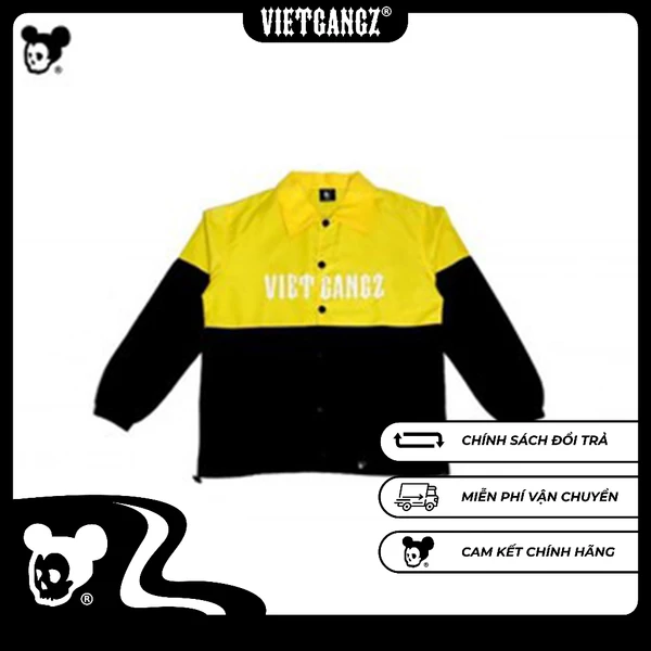 Áo khoác  Westcoast Black Yellow VIETGANGZ