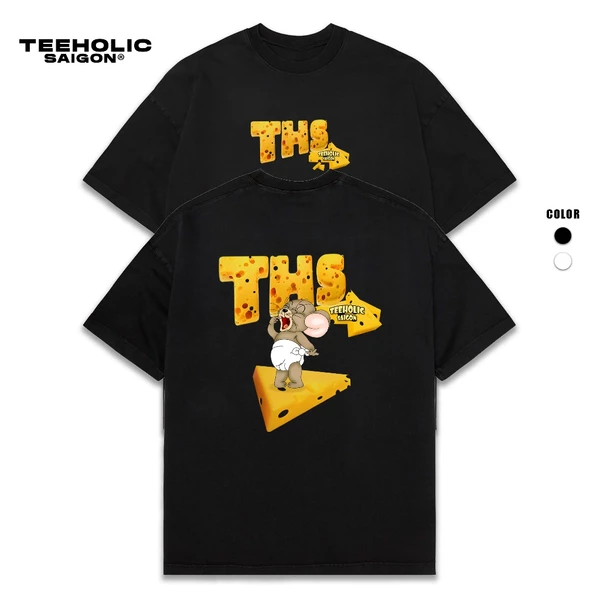 Áo Thun Nam Nữ TEEHOLIC In Hình Phô Mai - THSI34
