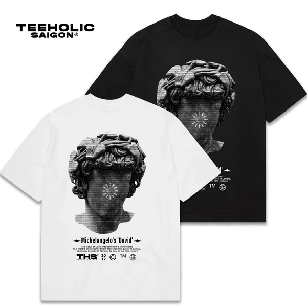 Áo Thun Nam Nữ TEEHOLIC Hình Tượng La Mã Không Mặt - THSI50