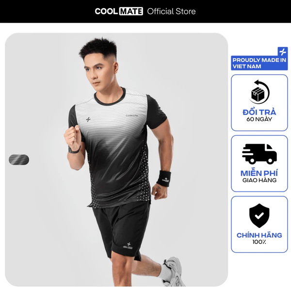 [MUA 3 GIẢM 12%]Áo thun thể thao chạy bộ Gradient thấm hút tốt thoáng khí Coolmate