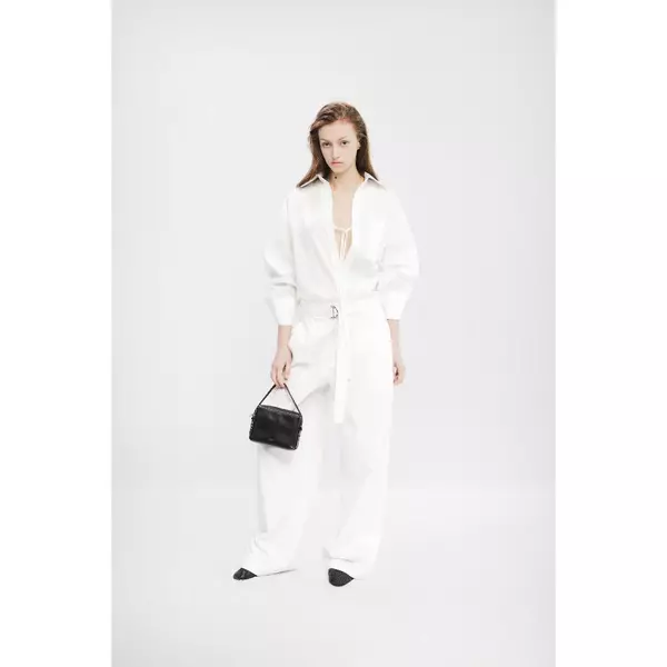 HIGHCHIC - UNSAID COLLECTION - ÁO LINEN COTTON DÂY CỘT - JESSIE SHIRT