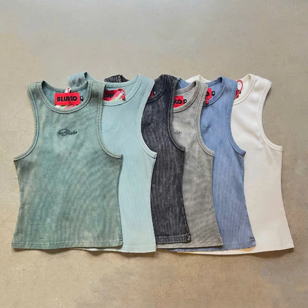 Áo Tanktop Nữ Bluko Women Washed Tanktop