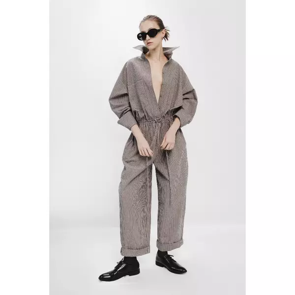 HIGHCHIC - UNSAID COLLECTION - CLAY GREY JUMPSUIT LINEN - THIẾT KẾ CAO CẤP