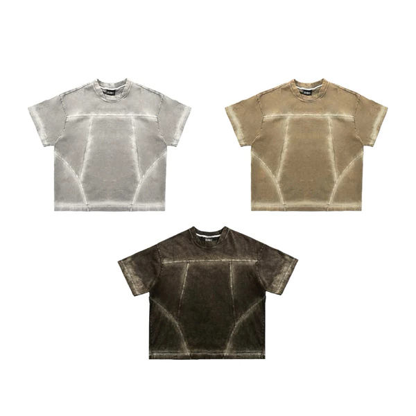 Áo thun RVB JIYU Boxy T-Shirt Dark/Tan/Gray