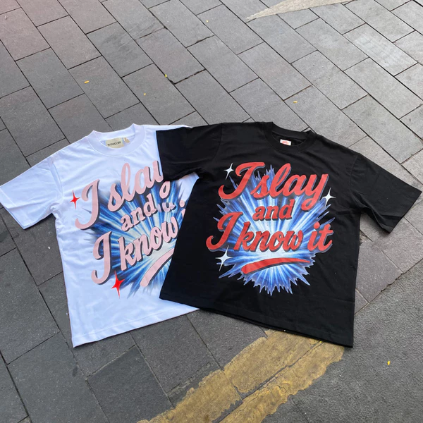 Áo thun SLAY TEE - HIGHCLUB cổ tròn form oversize 2 màu TRẮNG/ ĐEN - Unisex