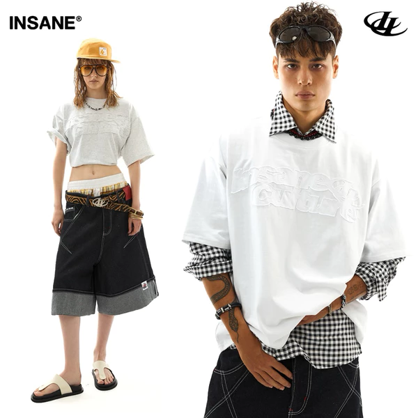Áo Thun InsaneClo RAW TEE Form Boxy Unisex Vải Thun 100% Cotton