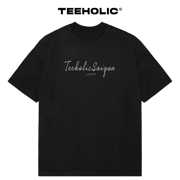 Áo Thun Nam Nữ TEEHOLIC In Chữ Ký Teeholic Saigon - THSI24
