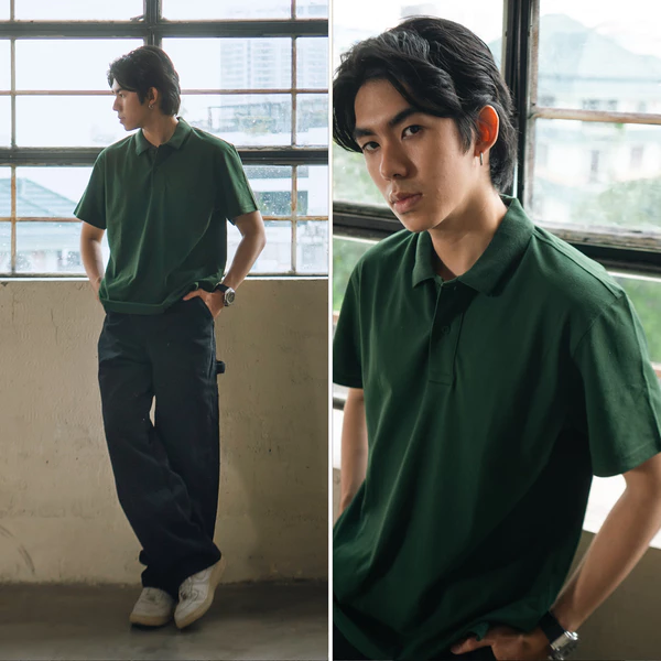 Áo Polo Nam Classic Gori Form Boxy Chất Liệu Cotton 100% Cao Cấp