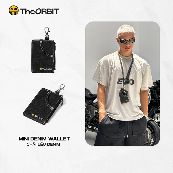 Ví Denim ORBIT MINI DENIM WALLET