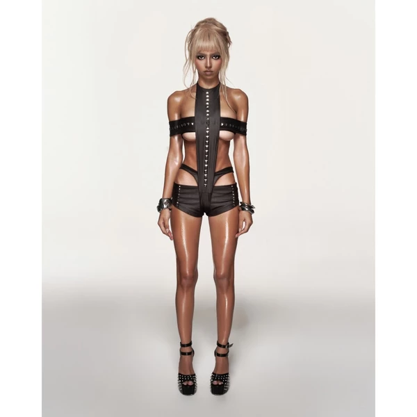 BỘ CHAOS CROSS BLACK TOP & BOTTOM