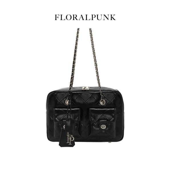 Túi xách Floralpunk Brooklyn Pocket Box Bag - Black