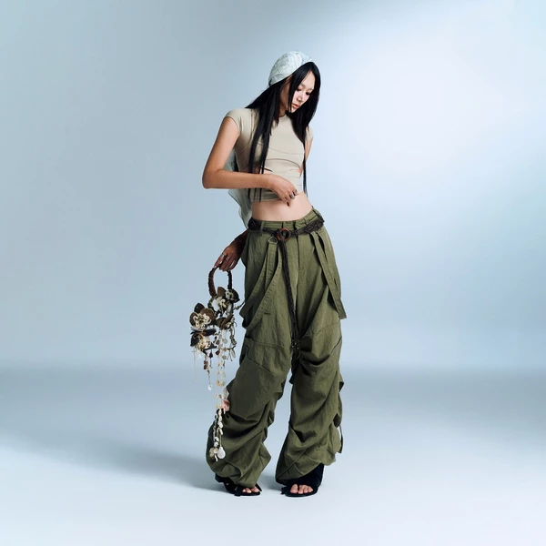 LIOTA PANTS (GREEN) BunnyHill SSSB27