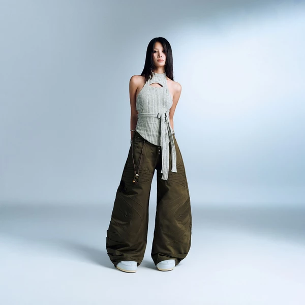 DESMOND PANTS (ARMY GREEN) BunnyHill SSDRS04a