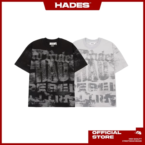 Áo Thun Unisex HURDLES ON TEE 100% Cotton 2 chiều - HADES Brand Chính Hãng