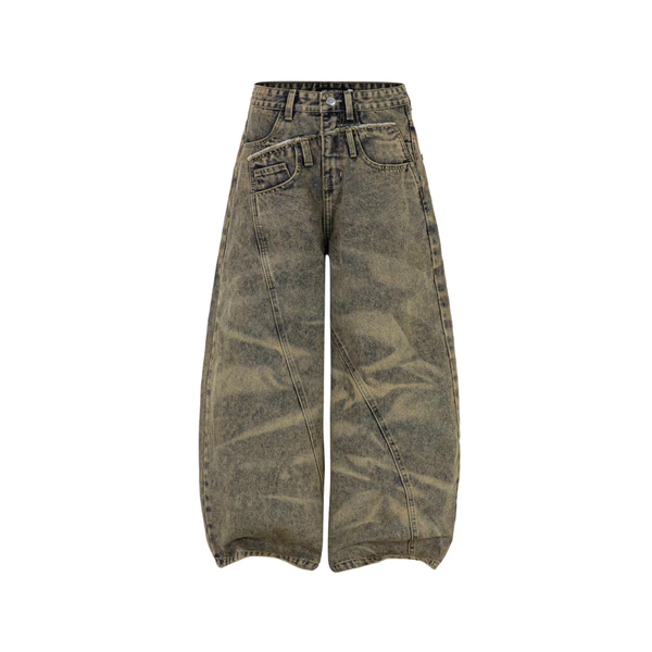 Quần baggy jeans hai lưng AMBER DOUBLE DARE DENIM PANTS Melancholy