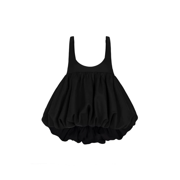 Áo bí hai dây móc cài BELLE PUFF SILHOUETTE TOP Melancholy