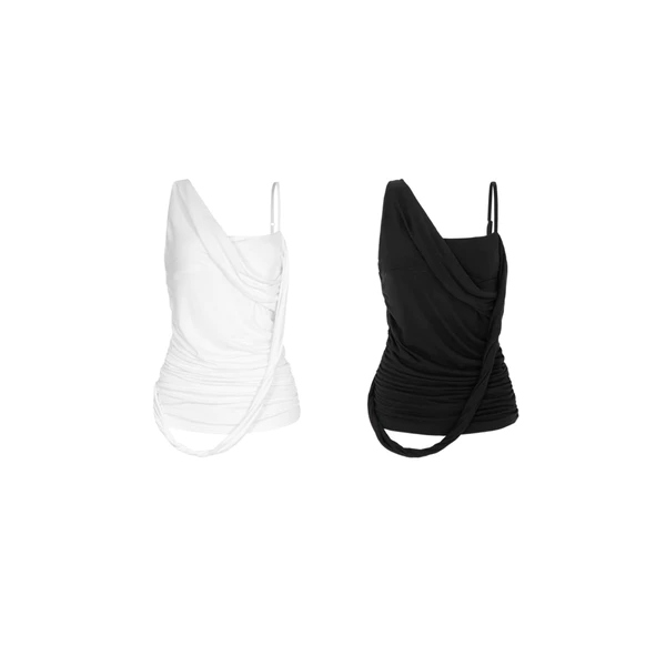 Áo thun cổ đổ SELENE COWL BACK TOP Melancholy
