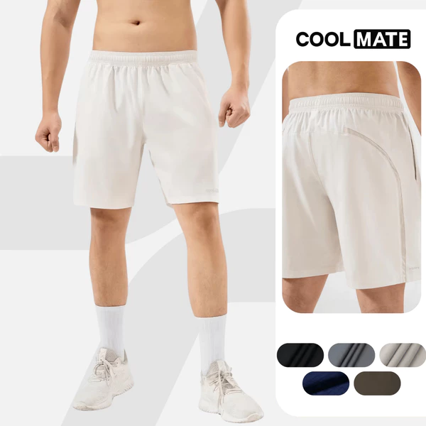 [MUA 3 GIẢM 12%]Quần Shorts thể thao nam 7 inch đa năng tập Gym, Pickleball thoải mái, thấm hút, thoáng khí Coolmate