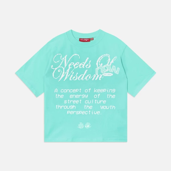 Áo thun NEEDS OF WISDOM Script Tee - Tiffany - Local Brand Chính Hãng