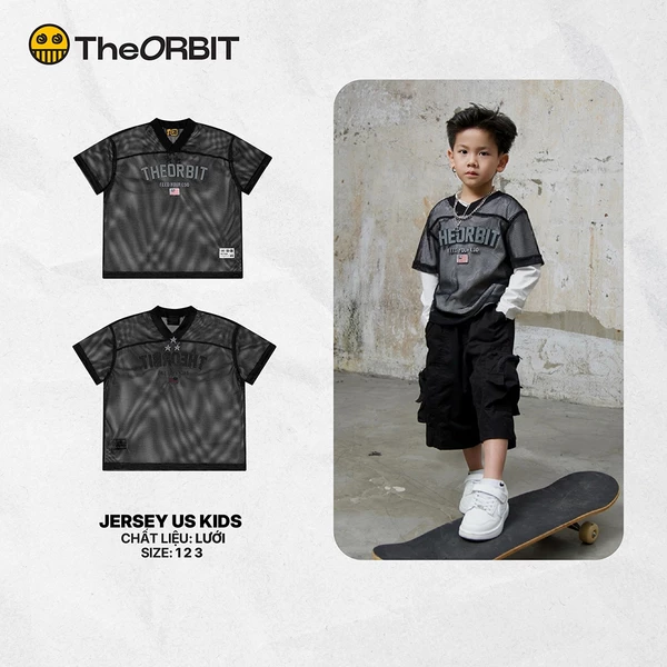 Áo Jersey bé trai bé gái The ORBIT JERSEY US KID- Local Brand Chính Hãng