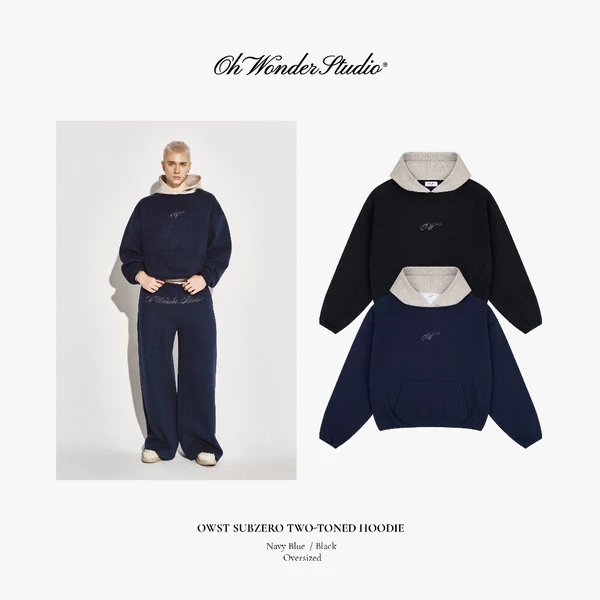 Áo Oh Wonder Studio Subzero Two-toned Hoodie - Owst Subzero Collection