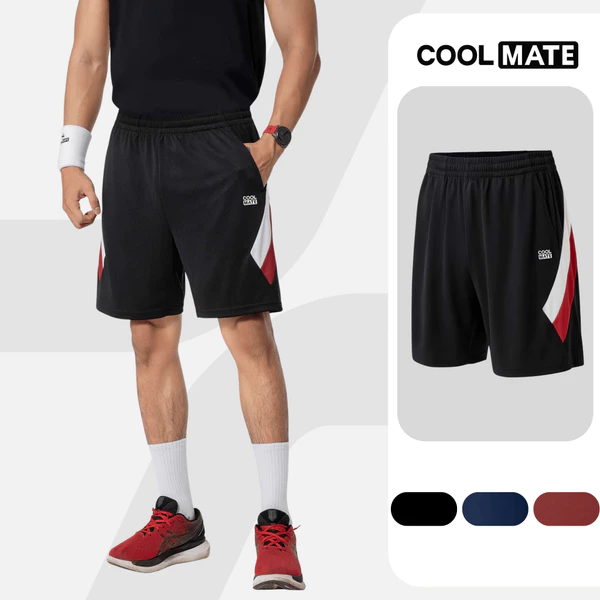 [MUA 3 GIẢM 12%]Quần short thể thao nam Teamwear Promax Flexline Active thấm hút nhanh khô thoáng khí Coolmate