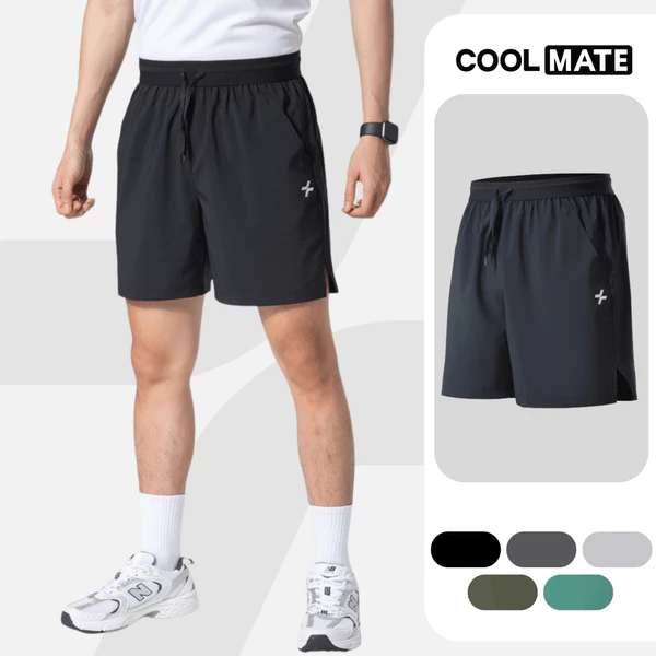 [MUA 3 GIẢM 12%]Quần shorts thể thao 6 inch đai siêu co giãn, thoáng khí, quần đùi đa năng Pickleball Coolmate