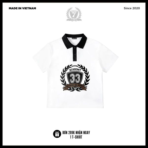 Áo Thun Polo Unisex Banawa - Polo No Risk No Story | Local Brand Chính Hãng
