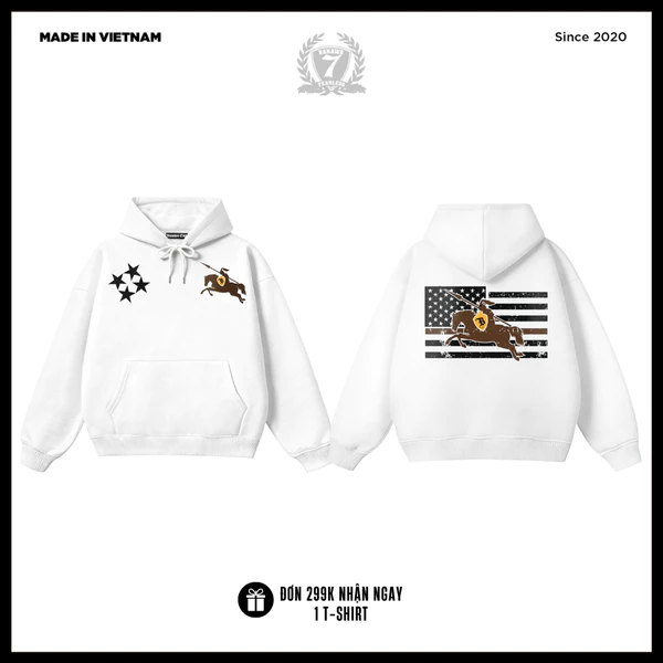 Áo Hoodie Boxy Nỉ Bông Unisex Banawa - Rising Knight Hoodie | Local Brand Chính Hãng